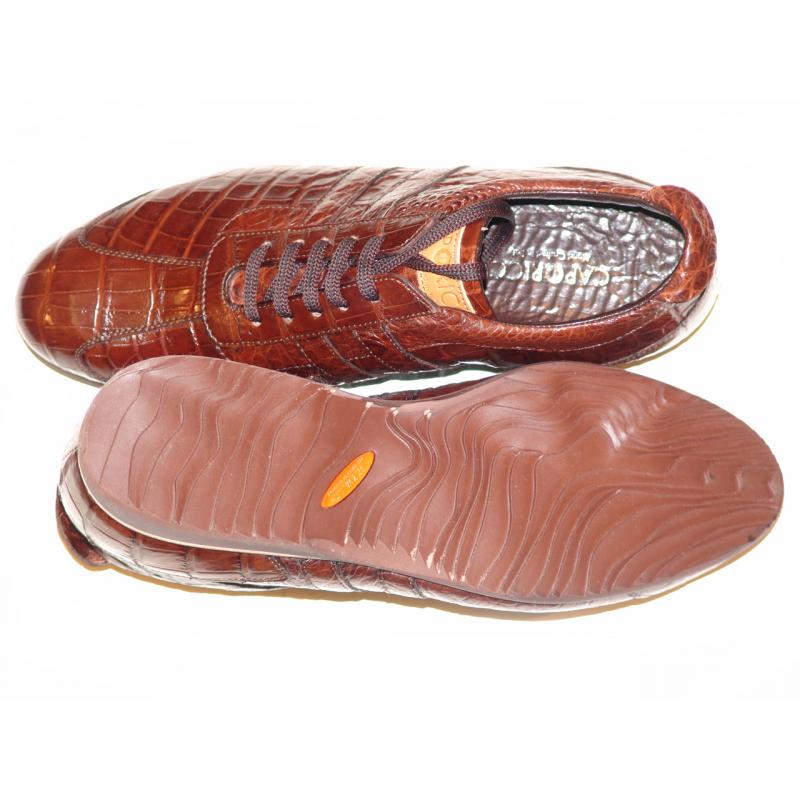 Caporicci 9412 Genuine Alligator Sneaker - Brown