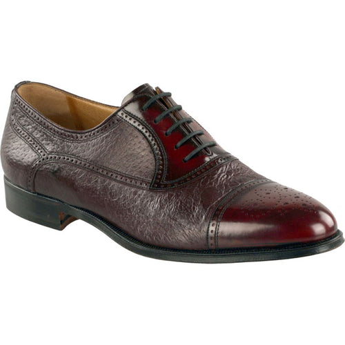 Moreschi Abano Soft Peccary & Calfskin Cap Toe Lace Up  display picture 1
