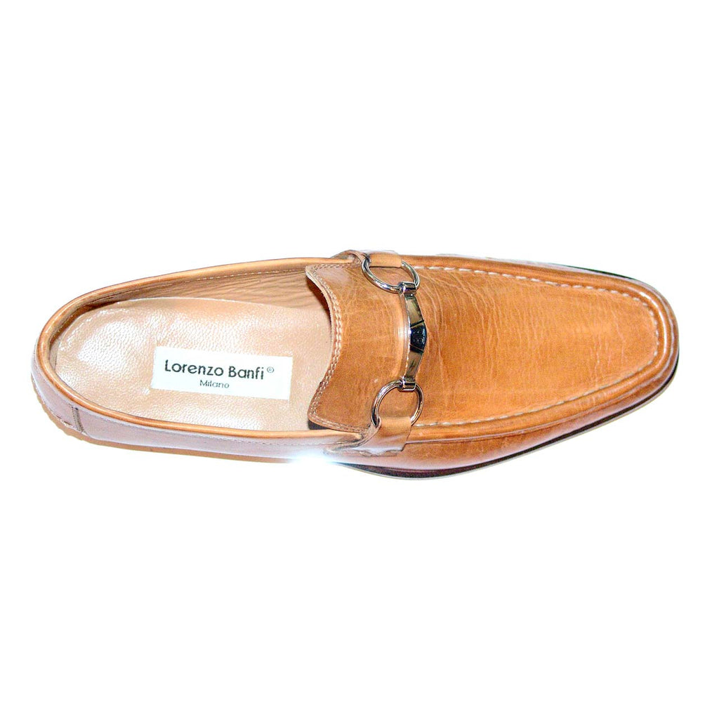 Lorenzo Banfi 626F Calfskin Bit Loafer - Tan