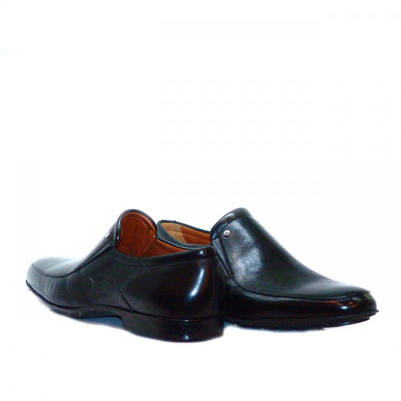 Aldo Bruè 6163 Leather Comfort Loafer - Black