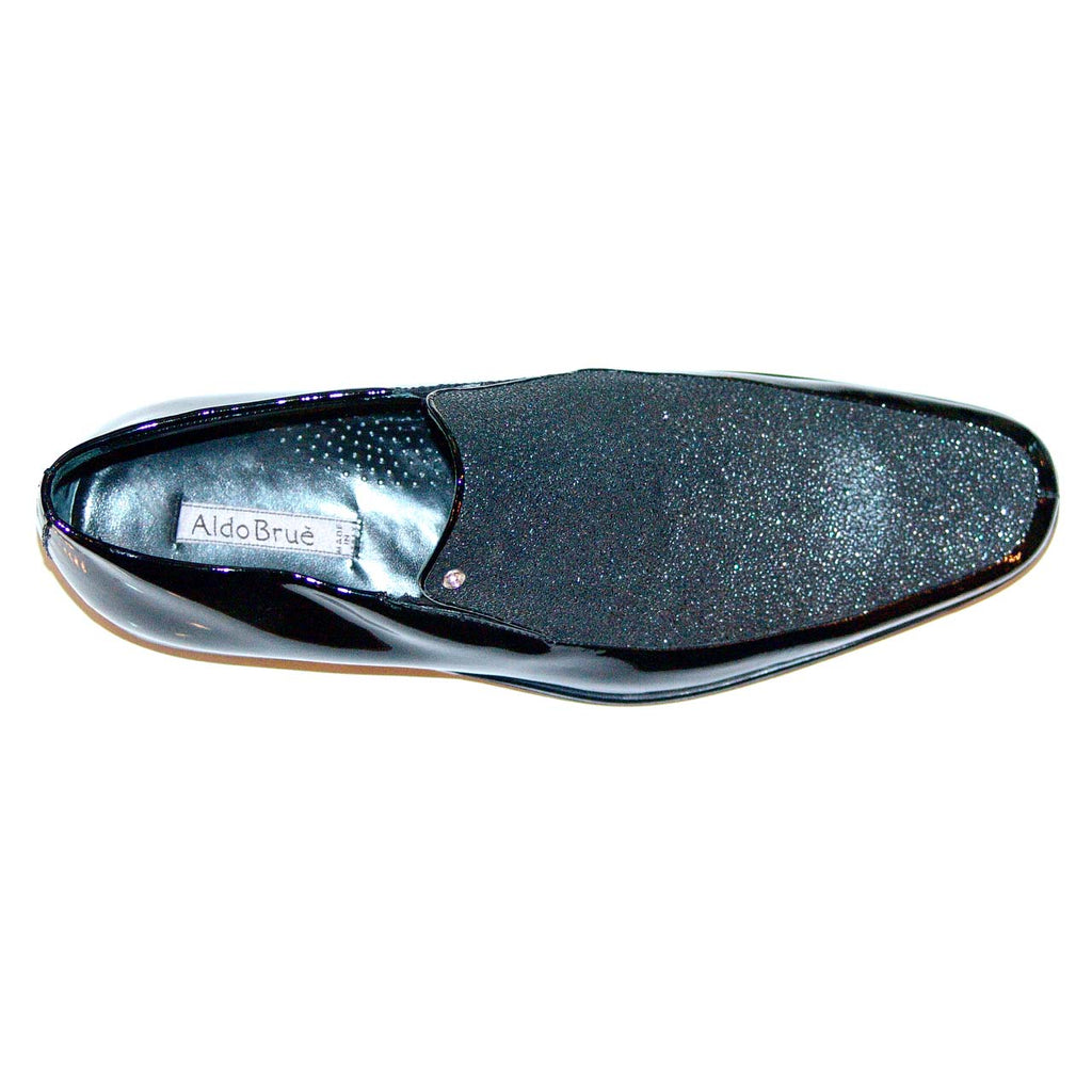 Aldo Brue 778 Patent Leather & Crystal Loafer - Black
