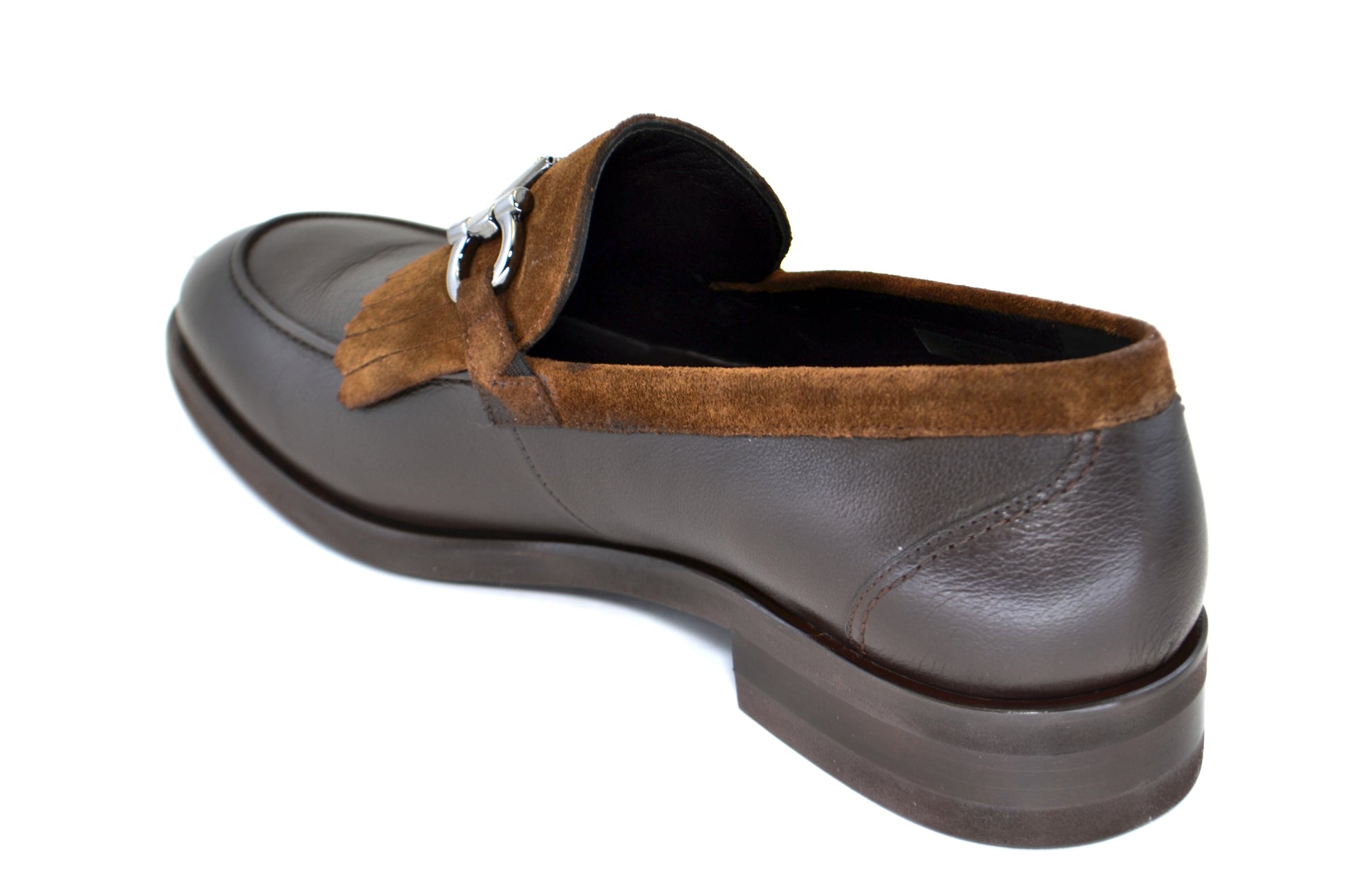Corrente 5454HS Kiltie Buckle Loafer - Brown