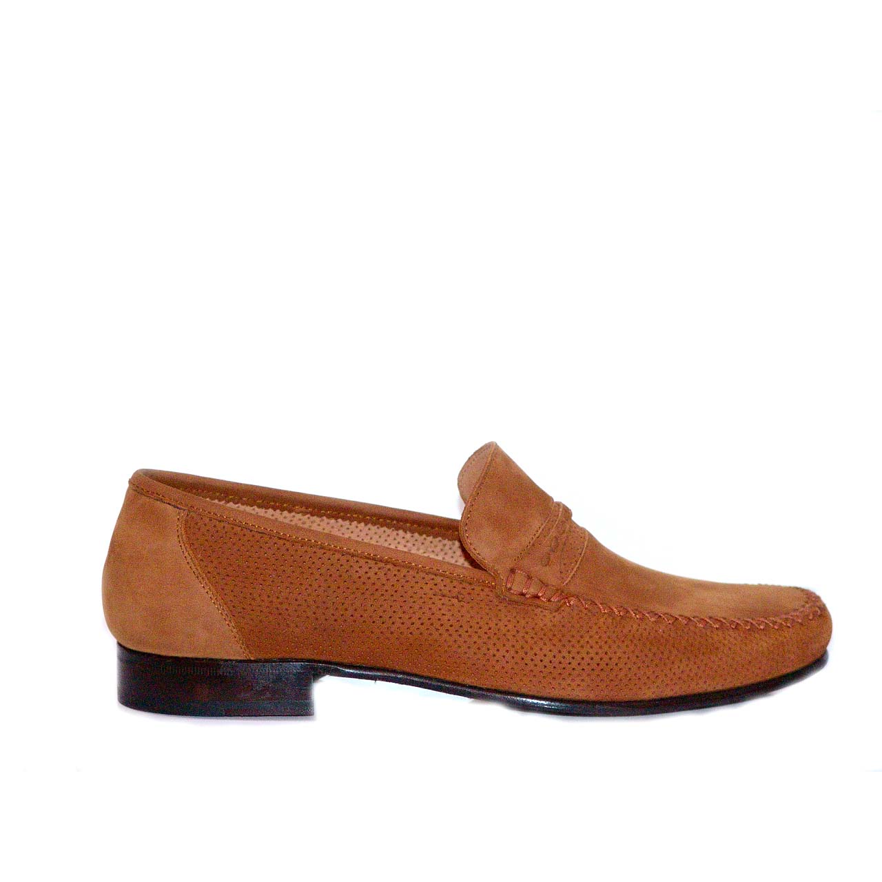 Magnanni 8752 Soft Nubuck Moccasin - Cognac