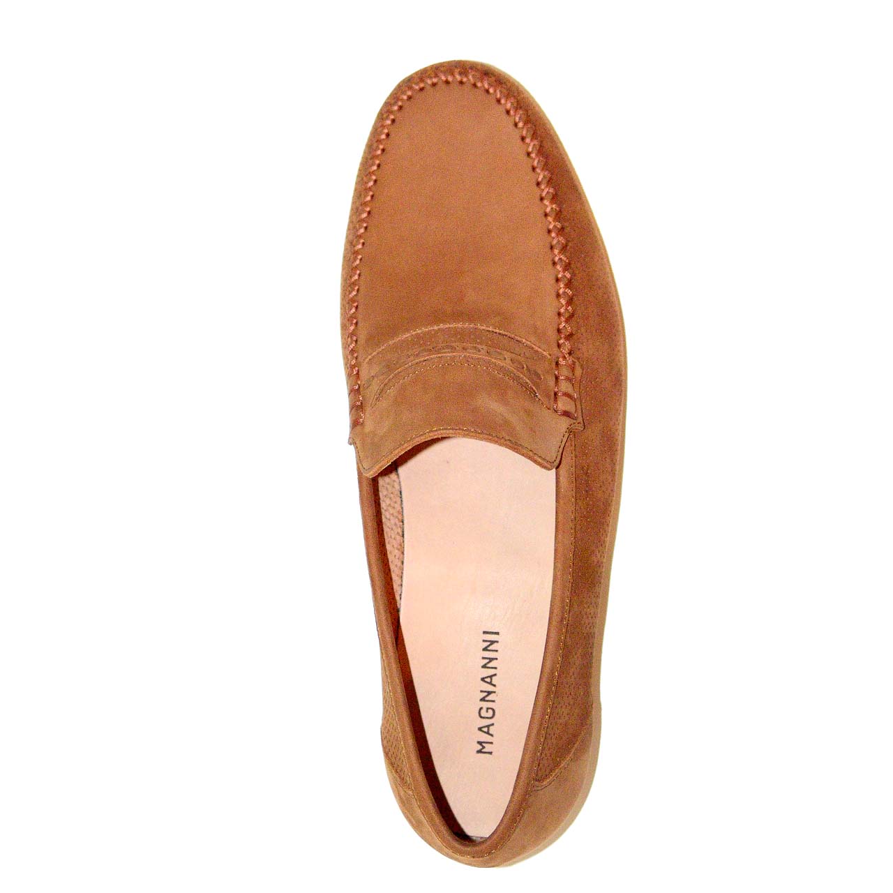 Magnanni 8752 Soft Nubuck Moccasin - Cognac