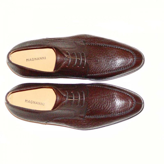 Magnanni 13996 Soft Peccary Leather Split Toe Lace Up - Brown