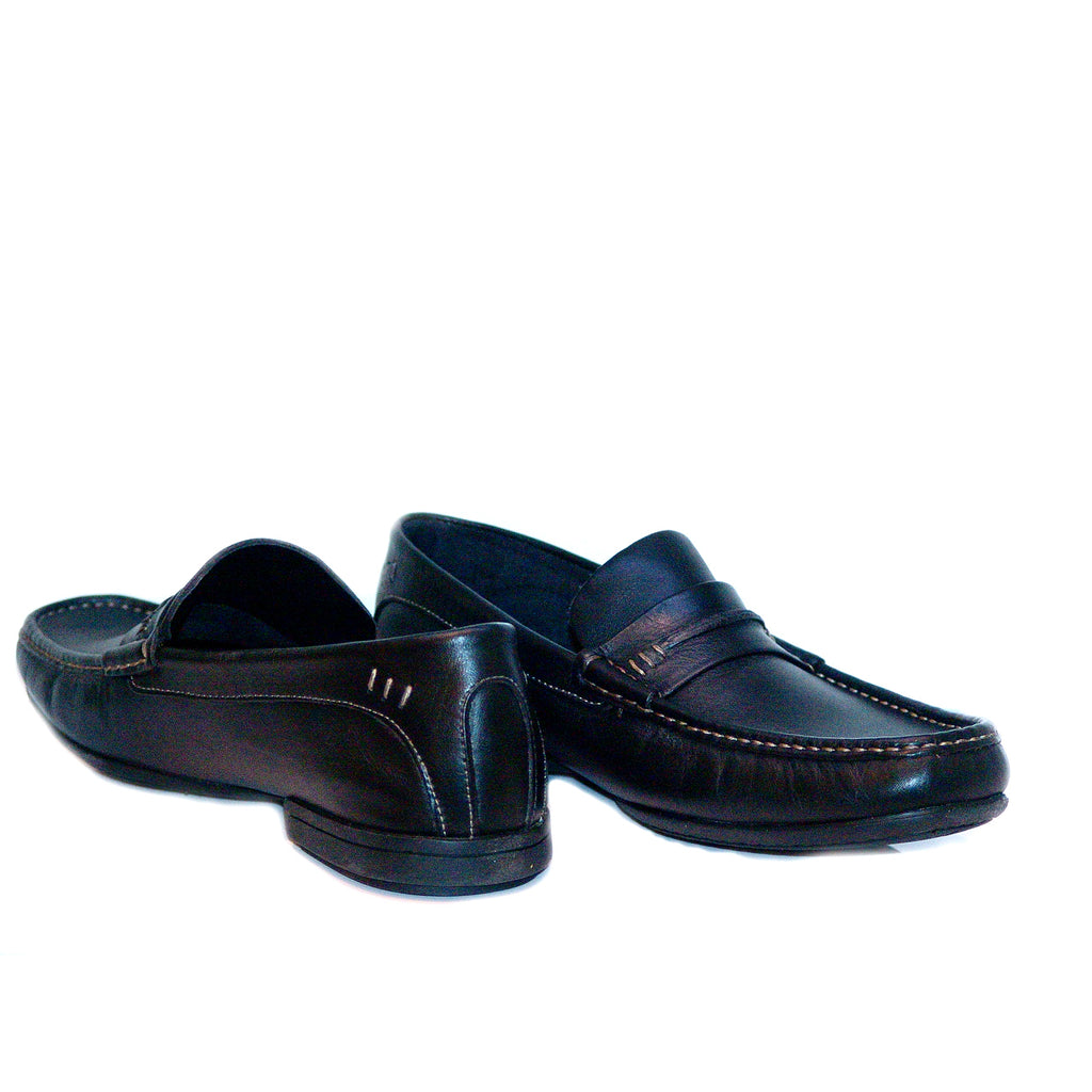 Paraboot Barjac (91512) Waxy Leather Casual Loafer - Black