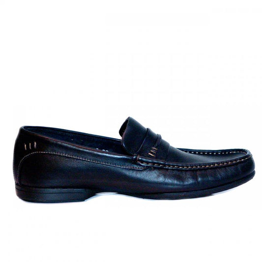 Paraboot Barjac (91512) Waxy Leather Casual Loafer - Black