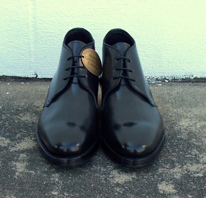 Rider Boot Company Genuine Shell Cordovan Chukka Boot - Black