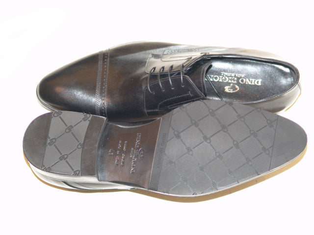 Dino Bigioni Exclusive 13626 Cap Toe Lace Up - Black