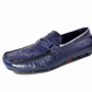 Ugo Vasare Drake - Genuine Ostrich Driving Shoes - Blue