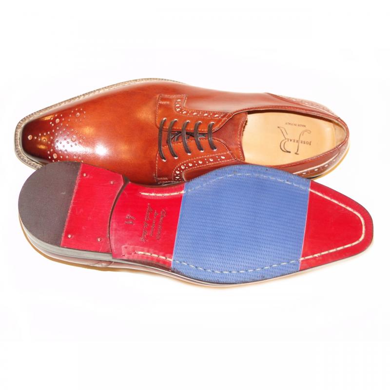 Jose Real 11101 Medallion Toe Lace Up - Tuscan Brown