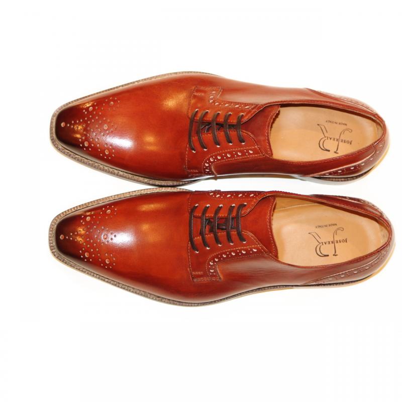 Jose Real 11101 Medallion Toe Lace Up - Tuscan Brown