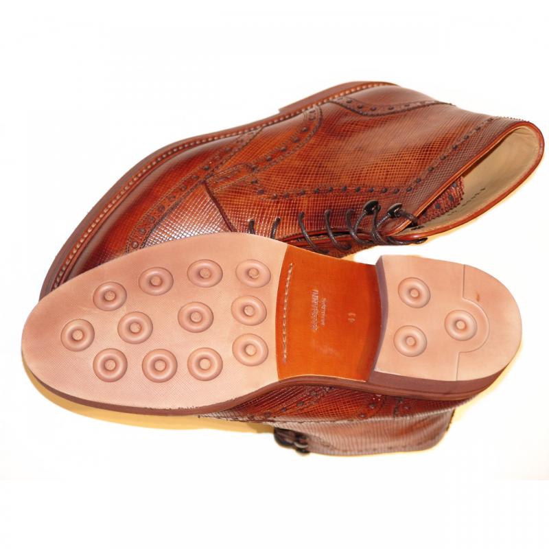 Magnanni Selección 13458 Wingtip Medallion Toe Lace Up Boot - Brown