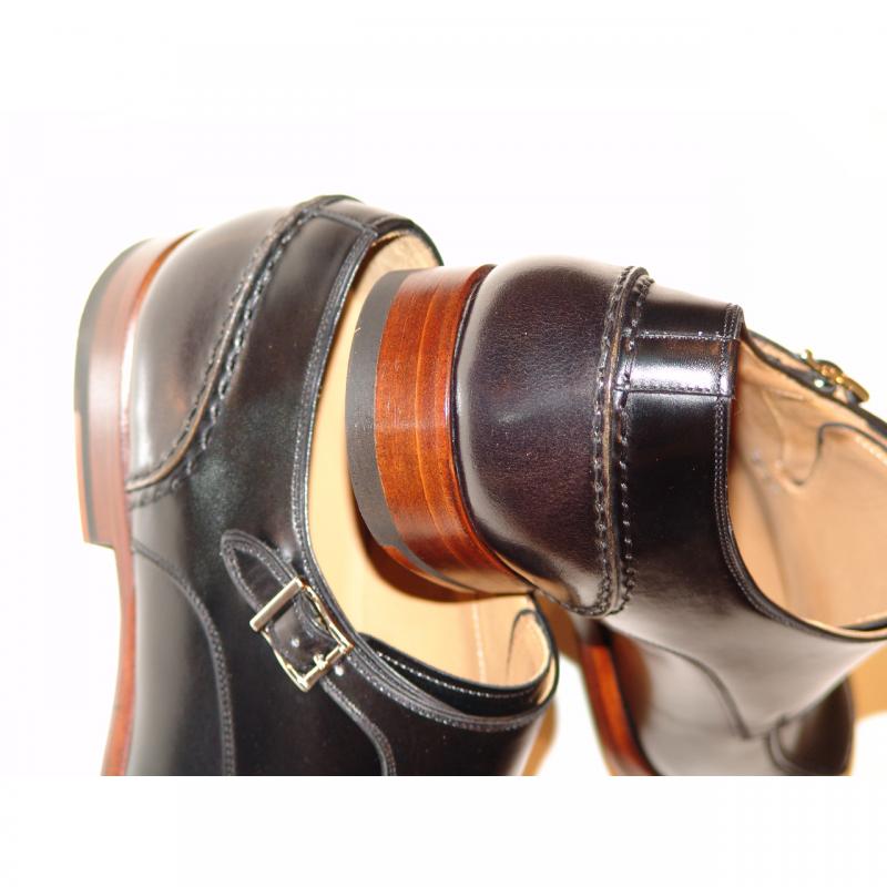 Magnanni Exclusive 16273 Split Toe Double Monk Strap - Black